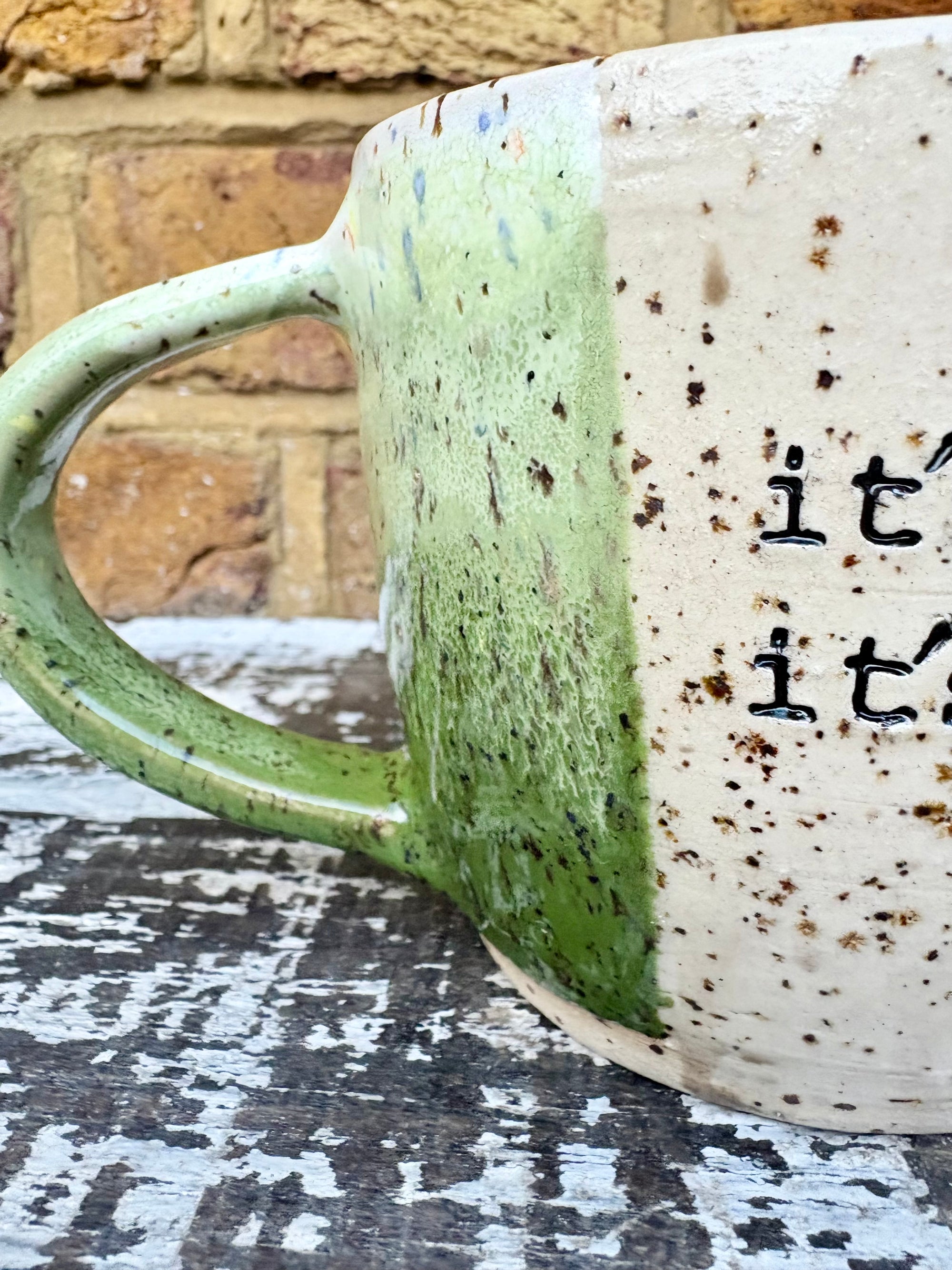 "it's not me, it's you." mug