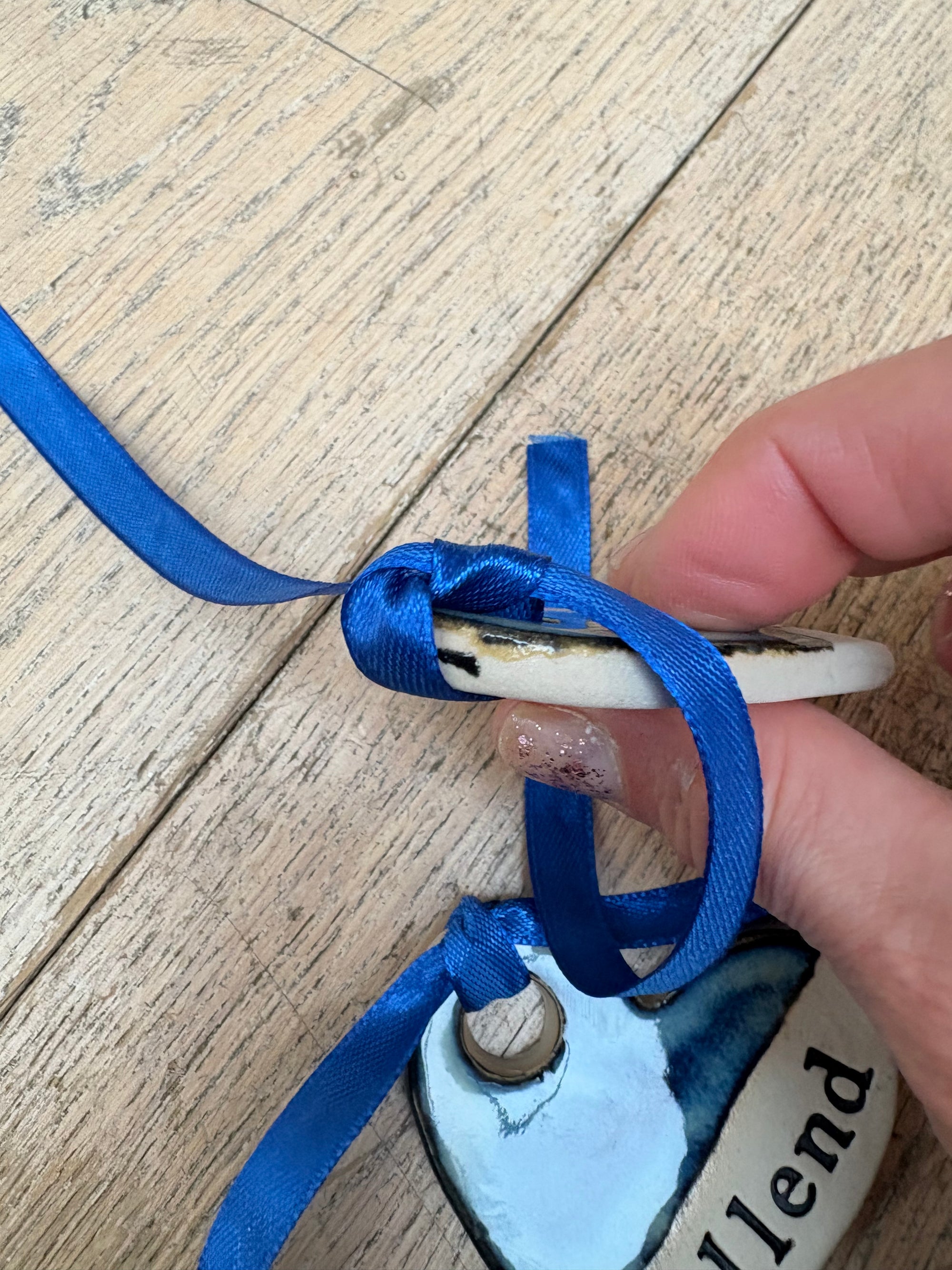 Bellend Hanging Decoration (large, blue)