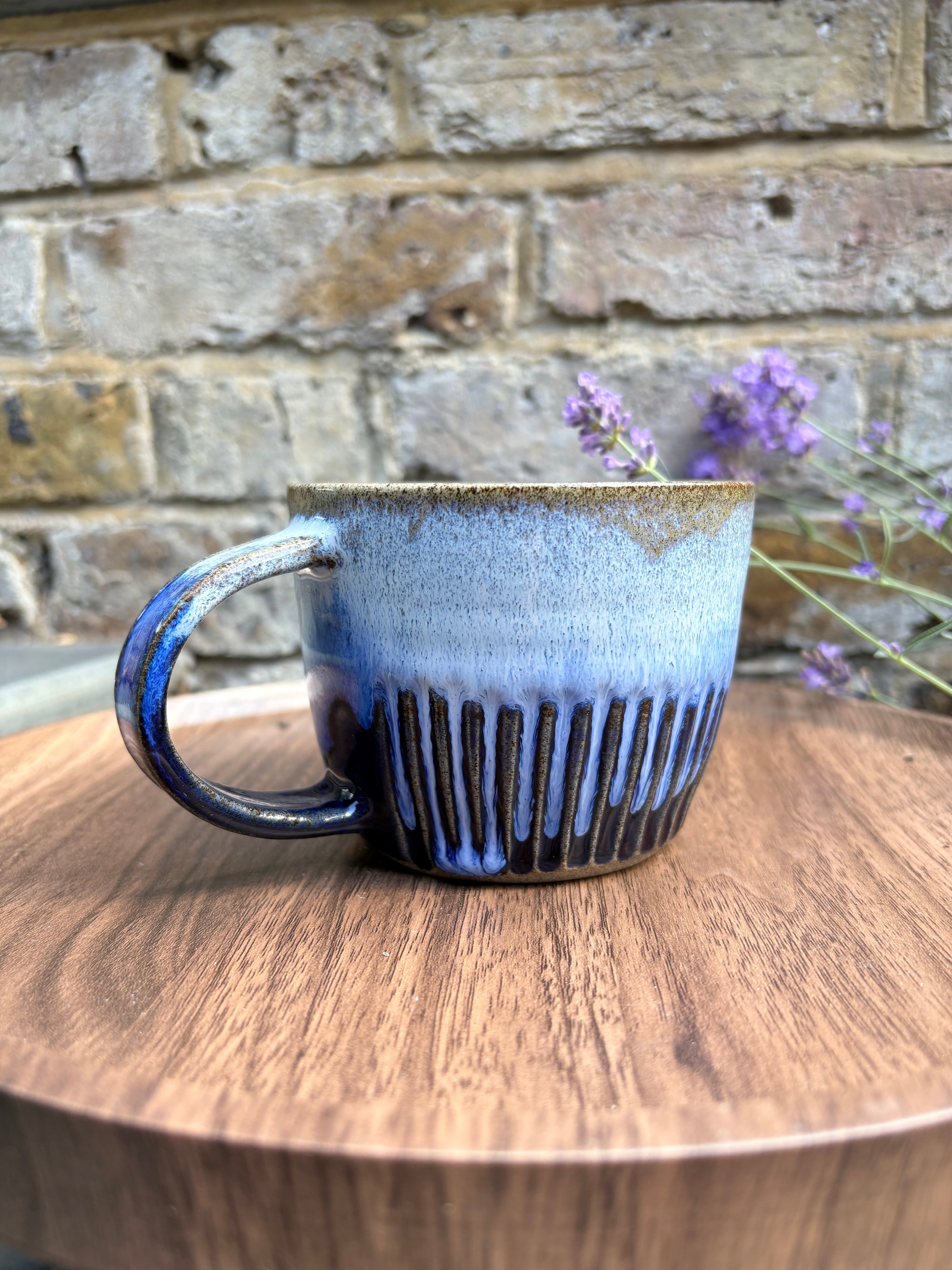 “Ffs, shh" mug (300ml, blues)