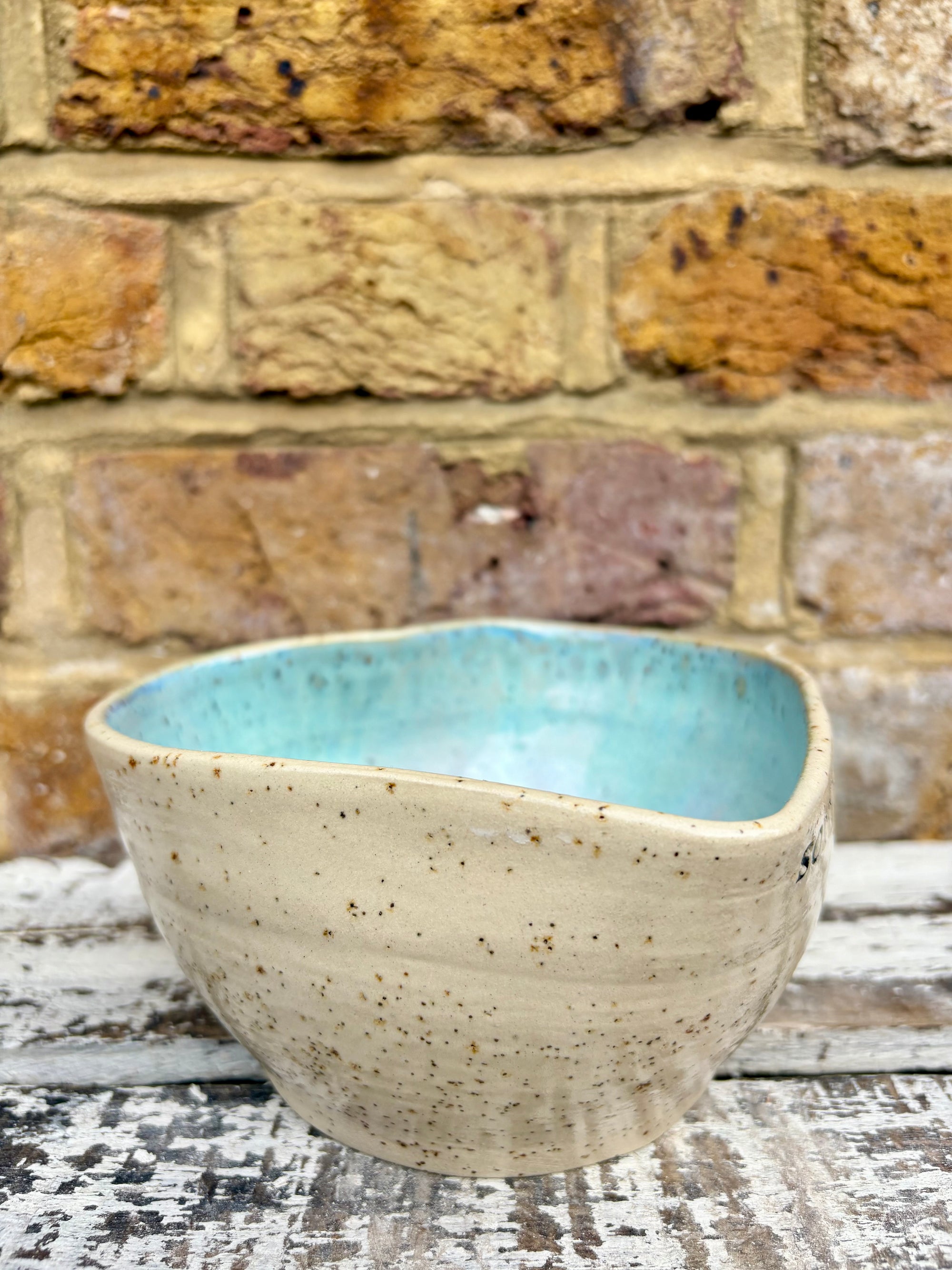 "I'm sorry for what I said when I was hungry" bowl (Pink Skies)