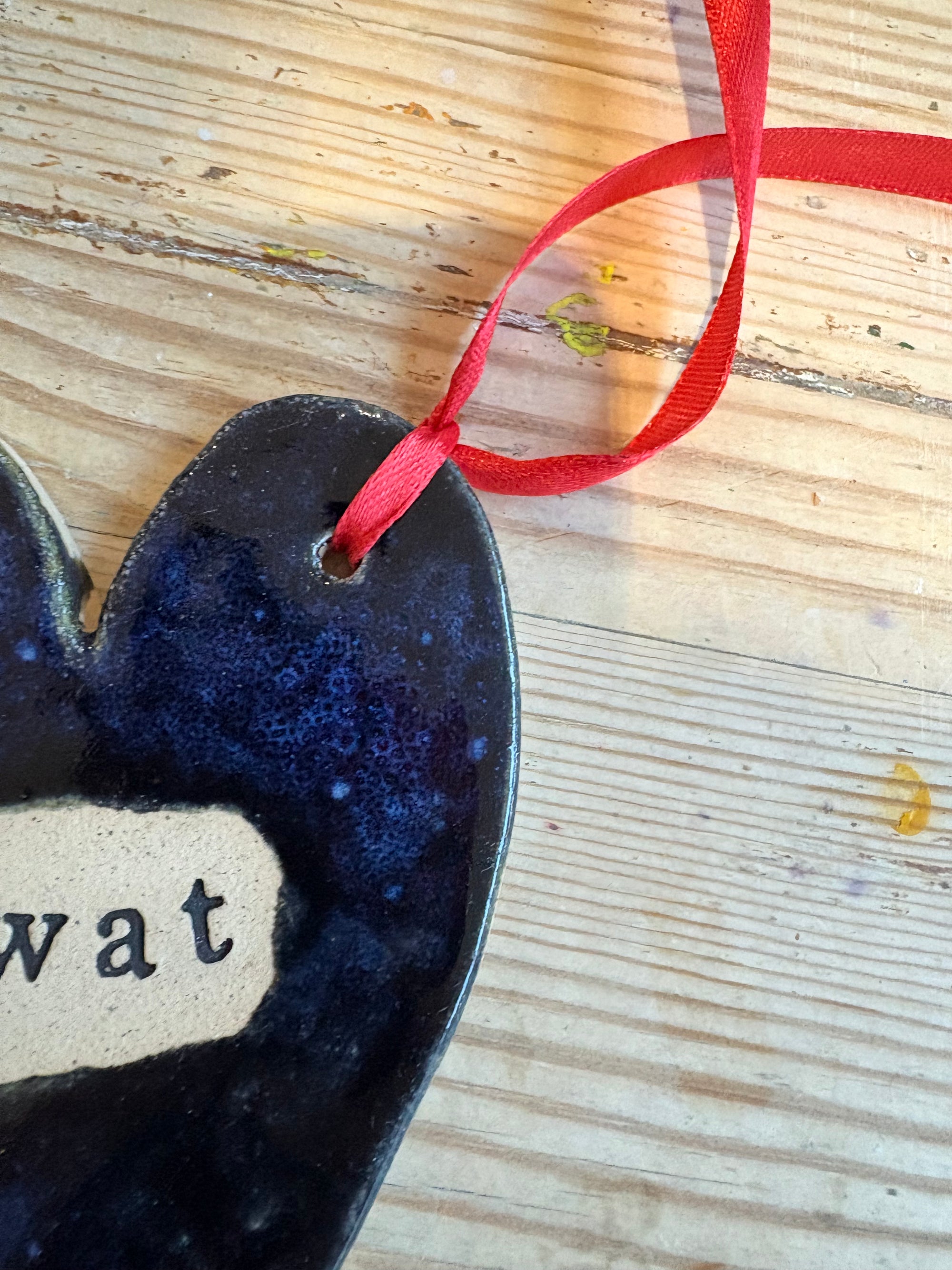 Twat Hanging Decoration (large, blue)