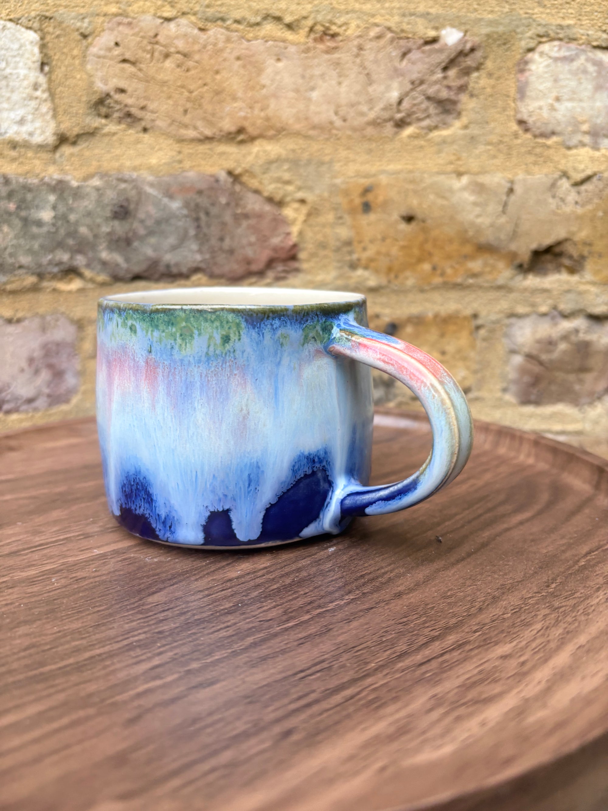 “fuck normal, i want magic" mug (Pink/blue)