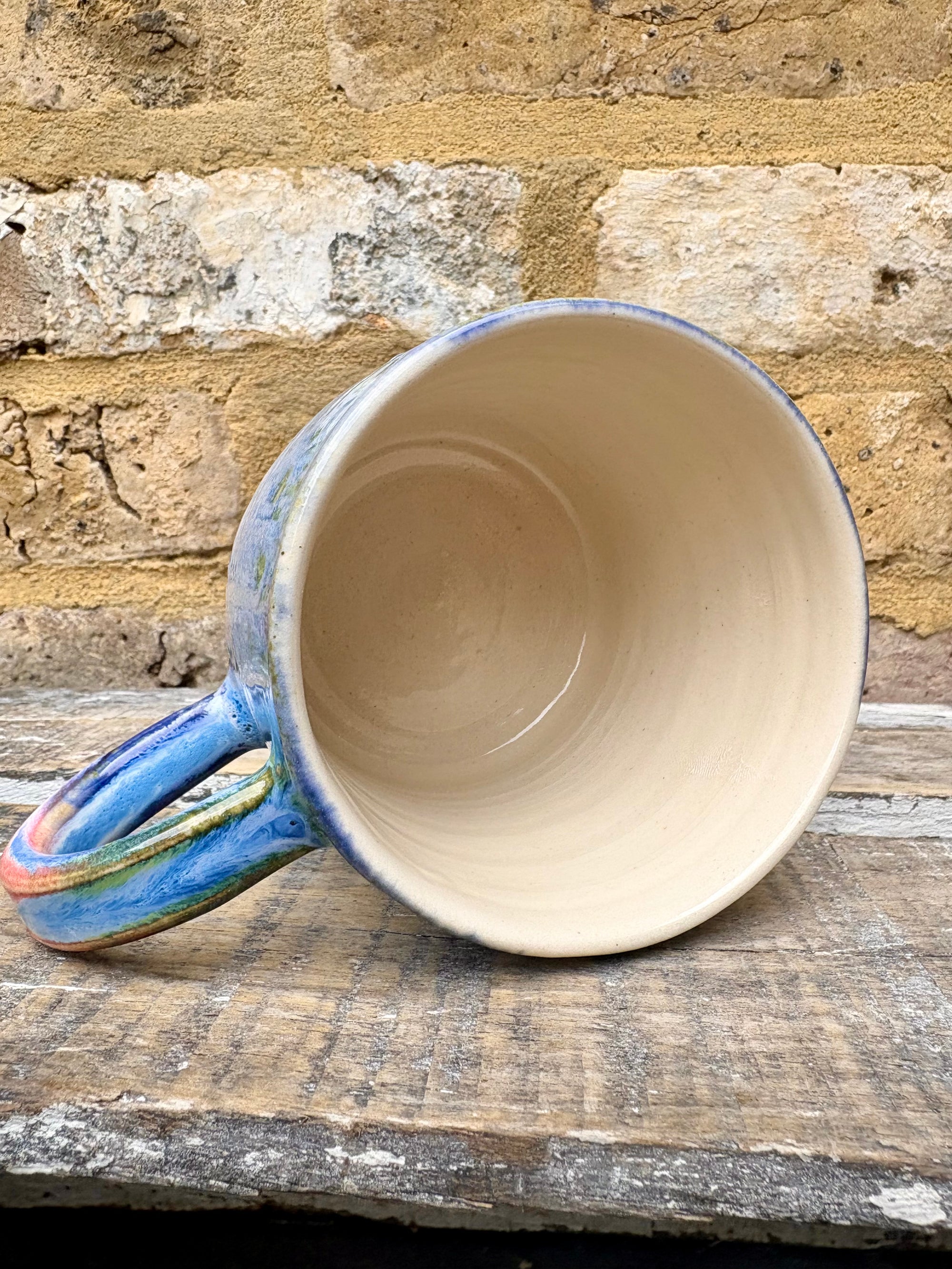 '"i'm pressing "mute"' mug