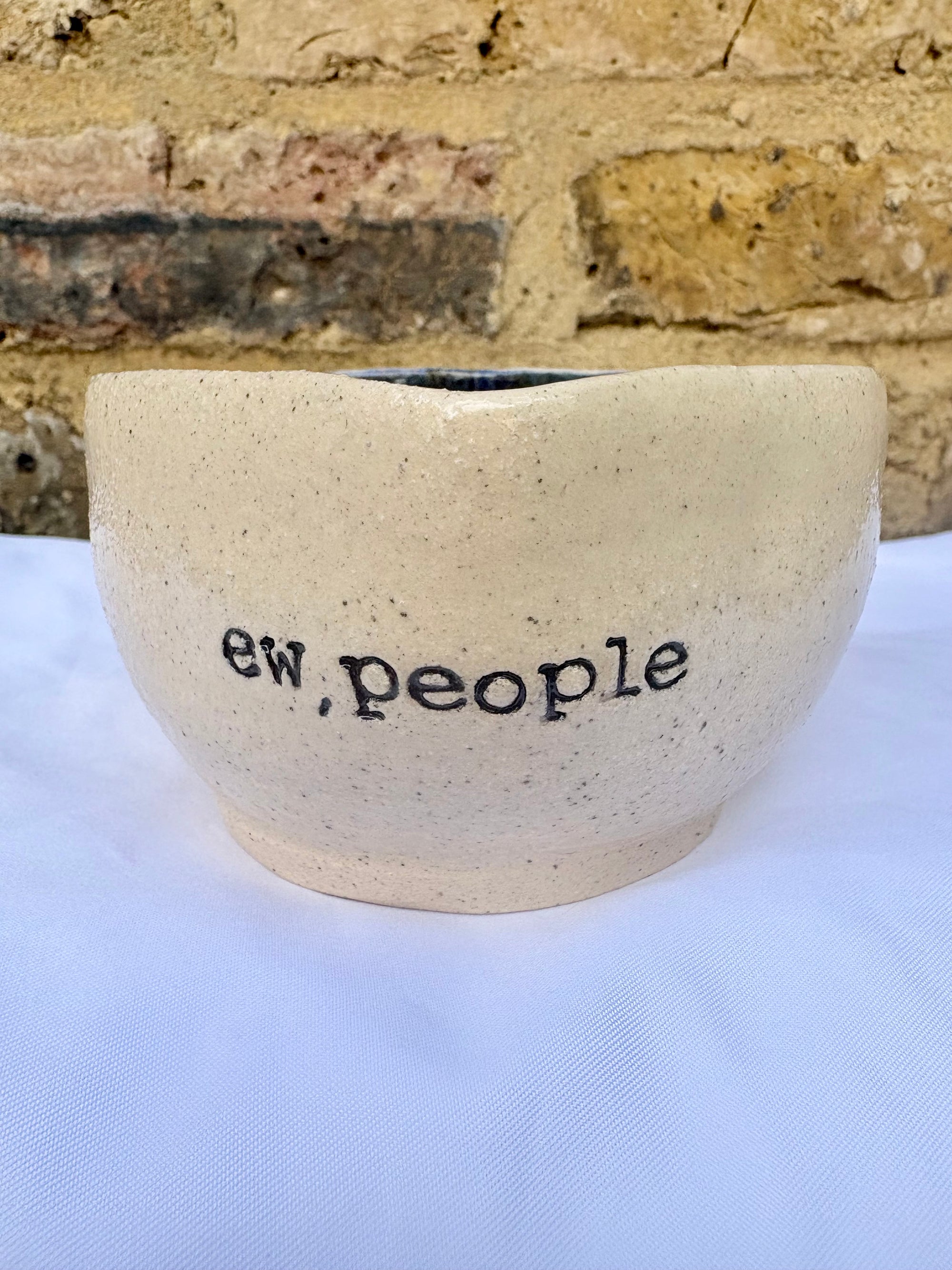 "people ew" bowl (Blue)