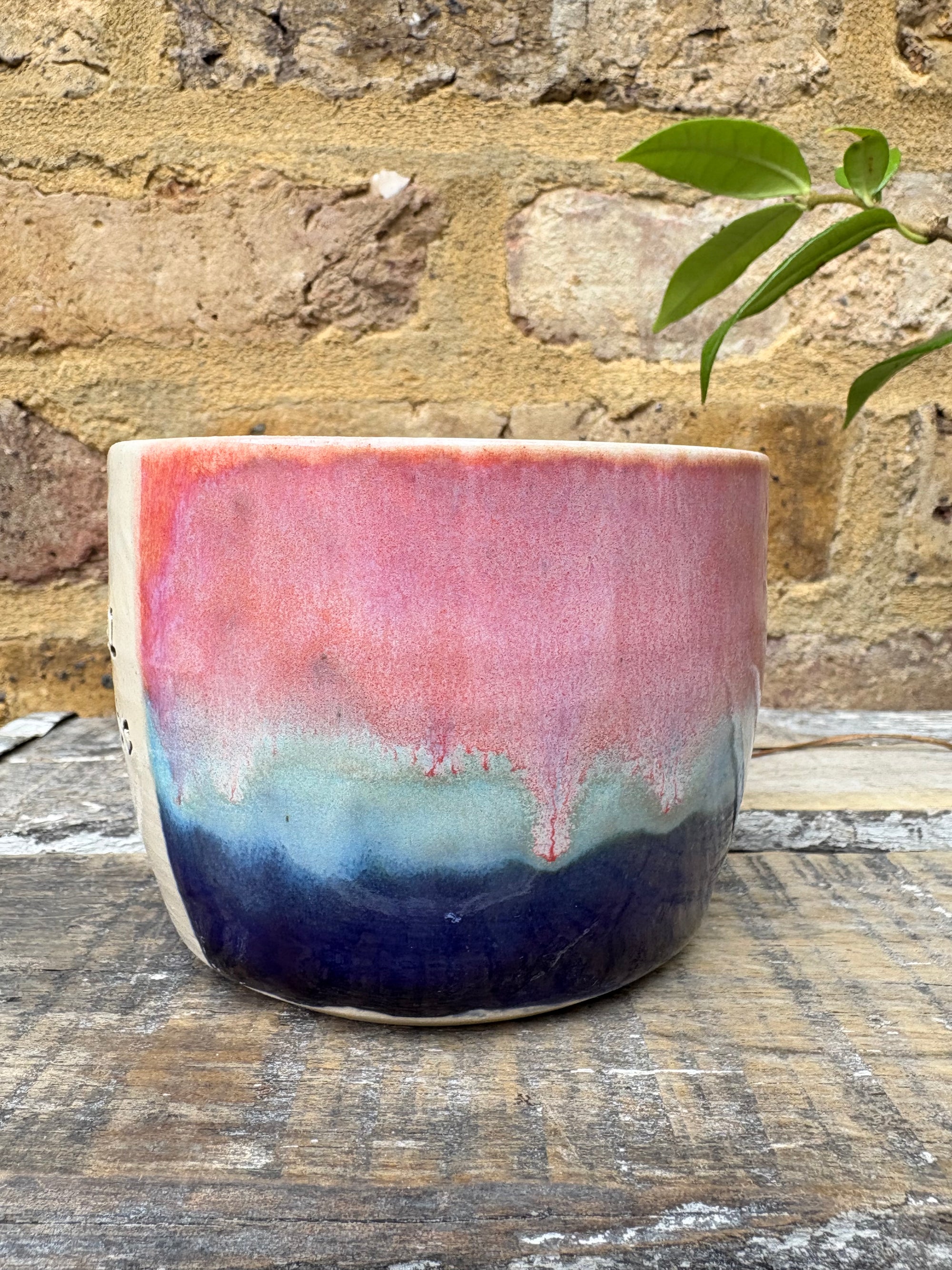 “fuck normal, i want magic" mug (Pink/blue)