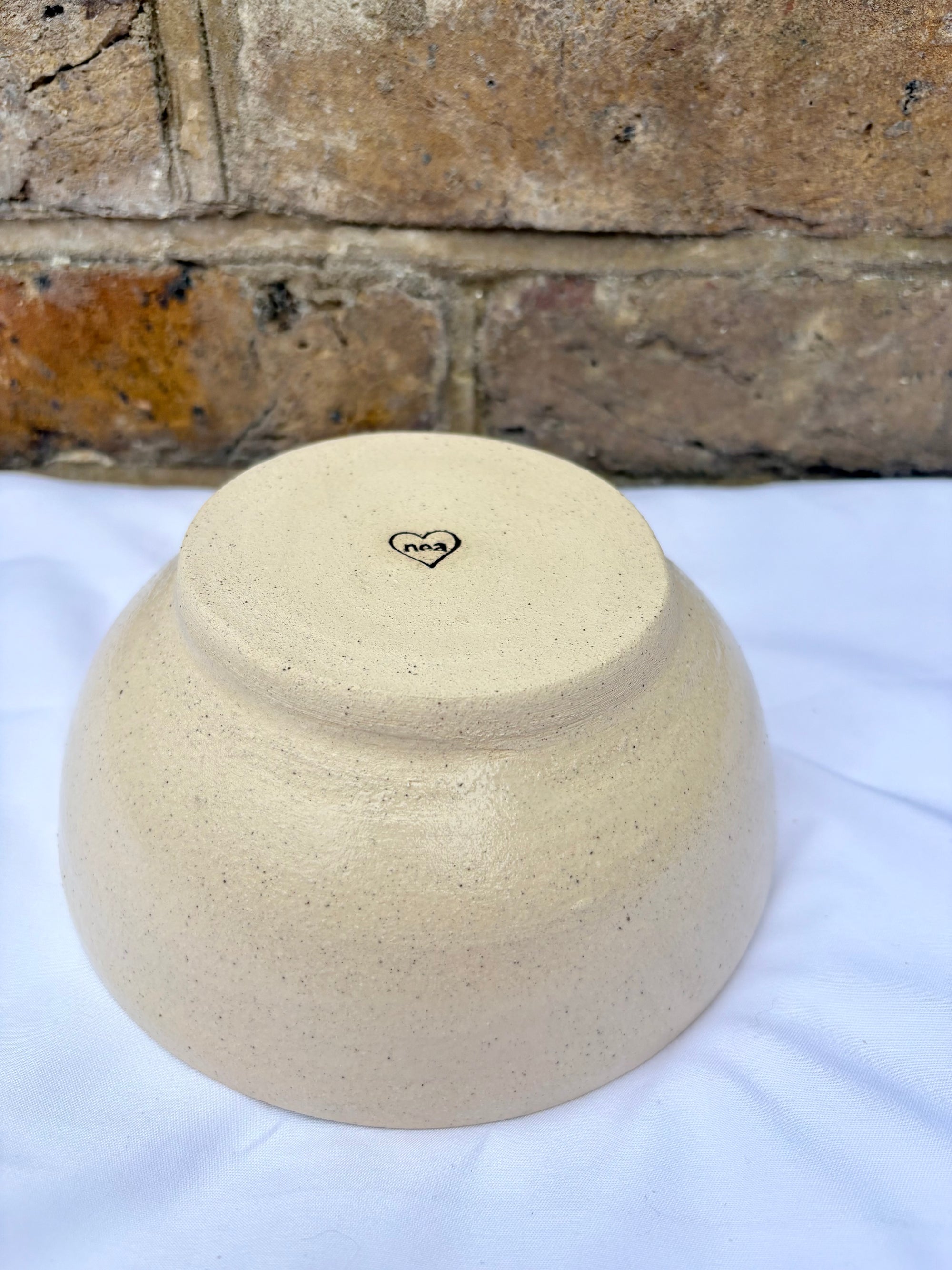 “small talk survivor" bowl (Lavender Sky)