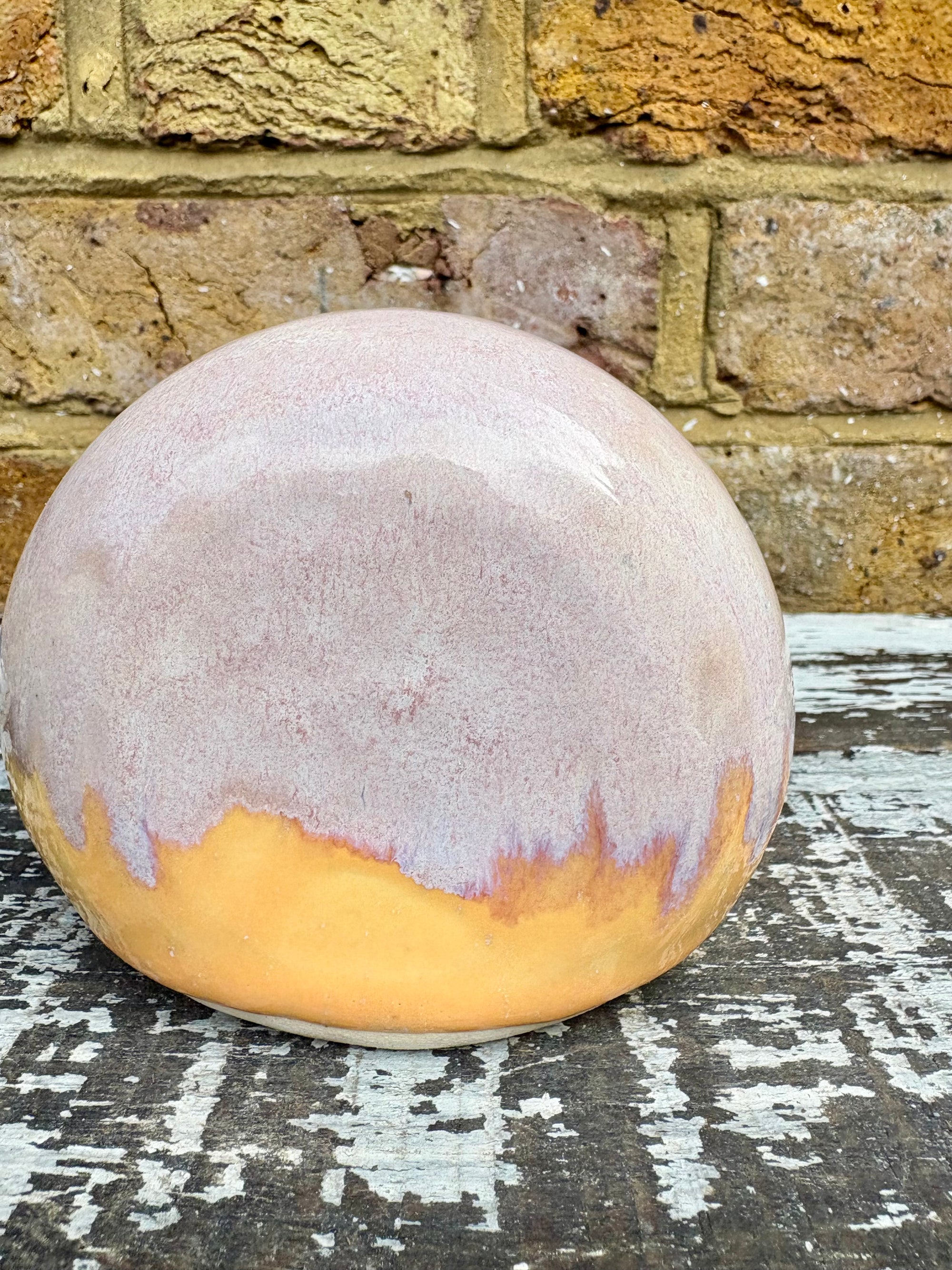 "Salty AF" Salt Pig (Lilac and Orange)