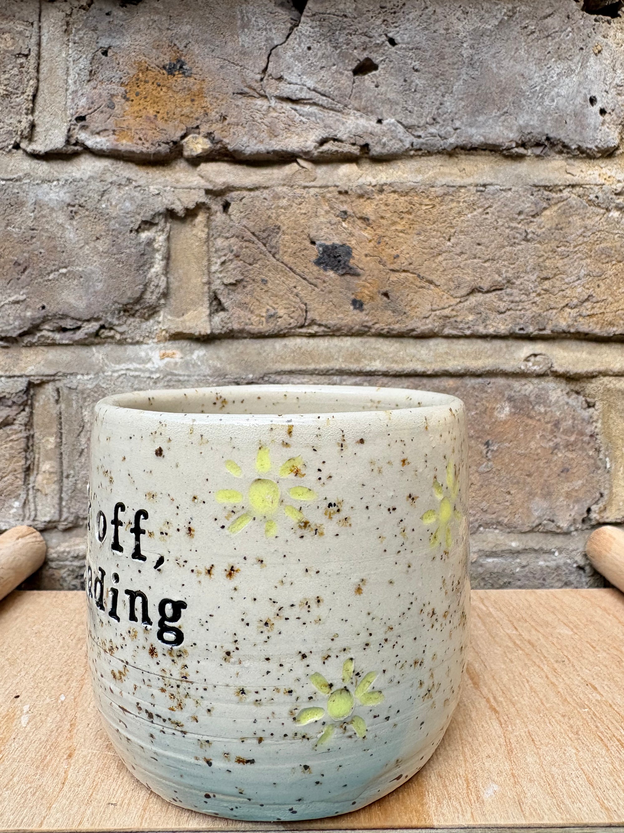 “Fuck off i'm reading" mug (five suns)