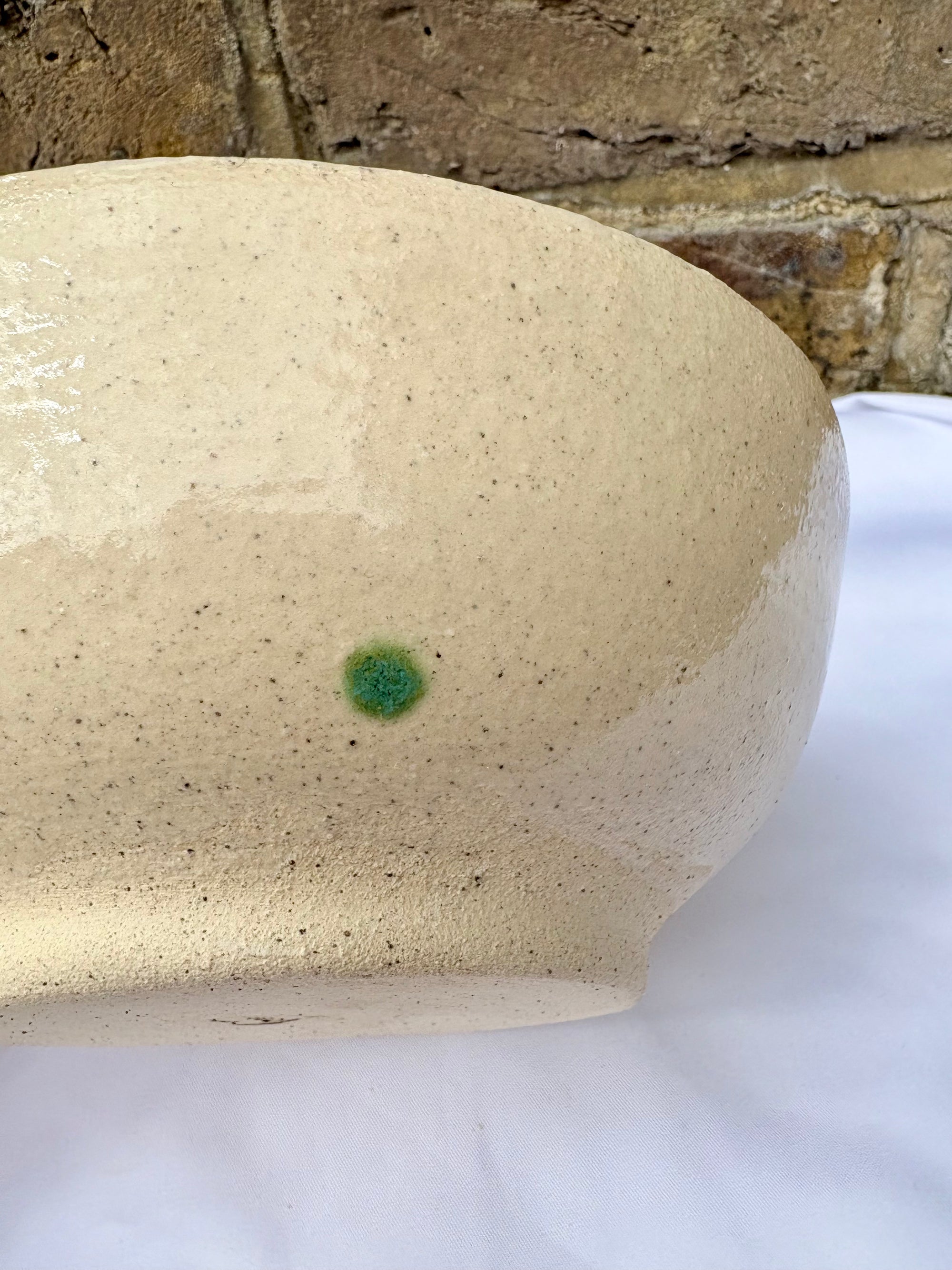 “small talk survivor" bowl (natural pink)